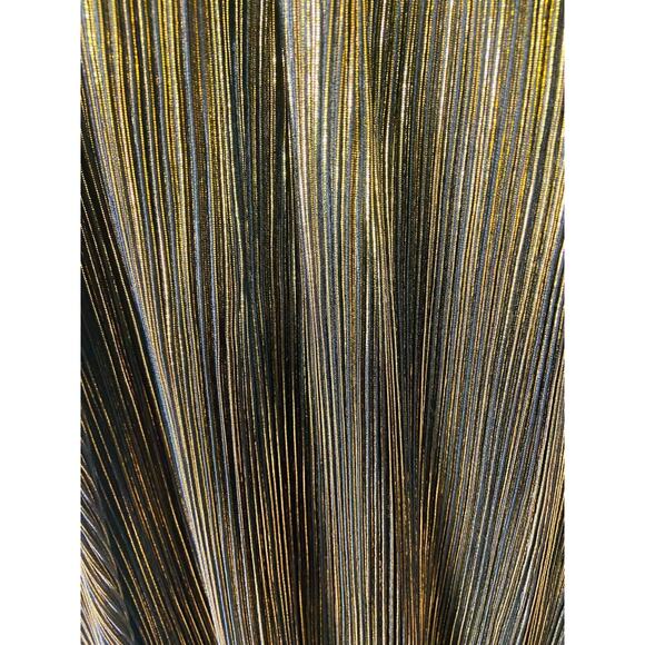 Cato Womens Maxi Skirt Smocked Waist Pull On A Line Pleated Gold Size 18/20W - Picture 2 of 7